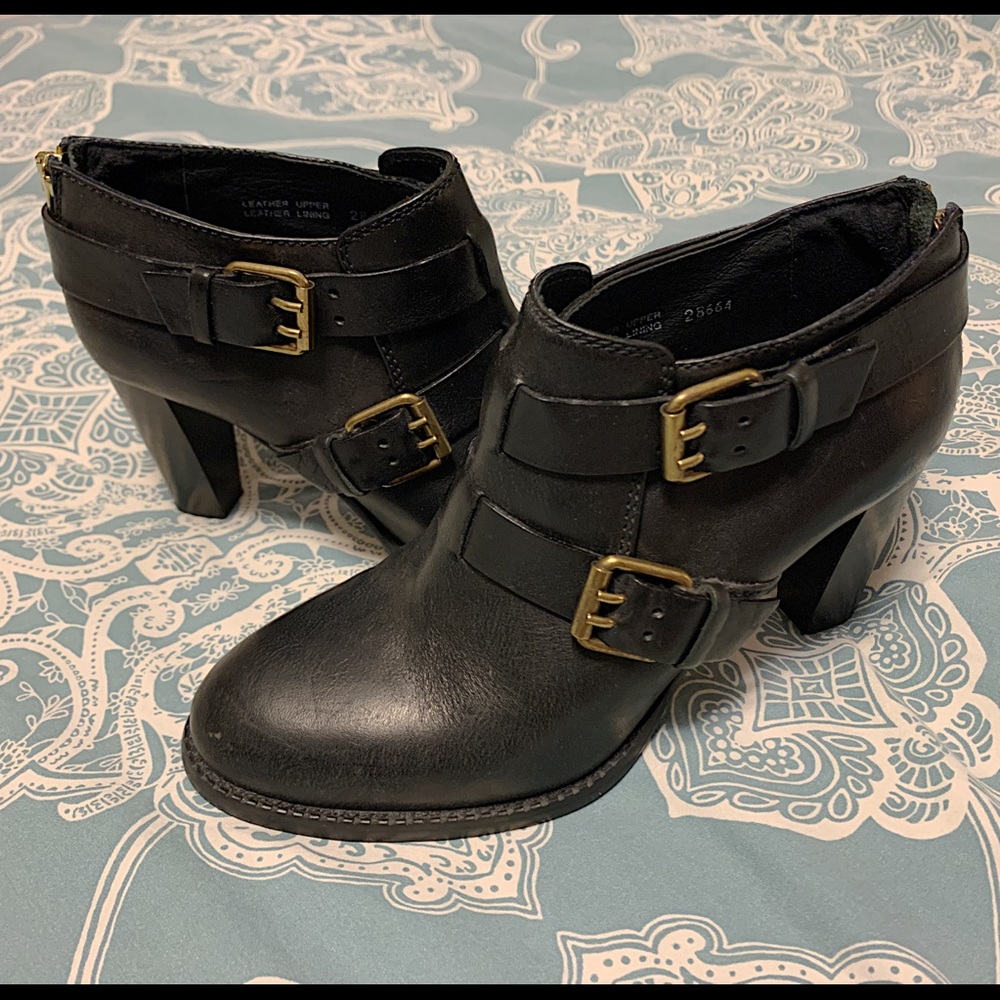 JCREW Black Boots Size 7
